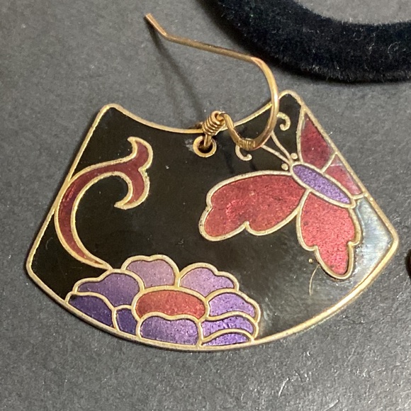 🖤Vtg💕Samuel Huang earrings - Picture 3 of 10